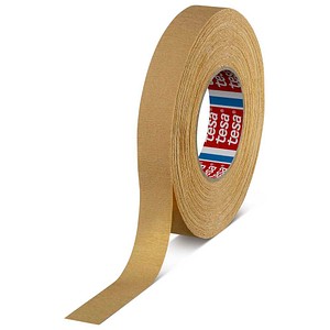 tesa CURVES Kreppband braun 25,0 mm x 50,0 m 1 Rolle
