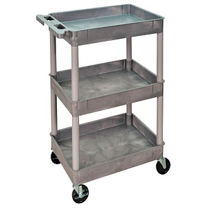 LUXOR Etagenwagen grau 61,0 x 46,0 x 98,0 cm