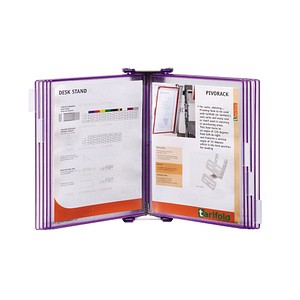 tarifold Wand-Sichttafelsystem Candy Line 414178 DIN A4 violett mit 10 St. Sichttafeln, 1 St.
