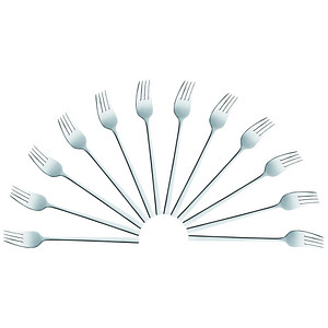 solex® Gabeln Helena silber, 12 St.