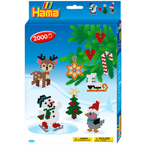 Hama® Bügelperlen Set Weihnachten mehrfarbig