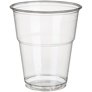 PAPSTAR Einweg-Trinkbecher pure glasklar 0,3 l, 70 St.