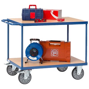 fetra Tischwagen 2402 blau 70,9 x 119,7 x 90,0 cm