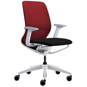 sedus Bürostuhl se:motion net, EM-821/110 Stoff rot, Gestell grau