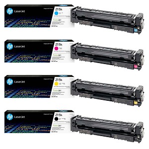 HP 219A (W2190A/W2191A/W2193A/W2192A) schwarz, cyan, magenta, gelb Tonerkartuschen, 4er-Set
