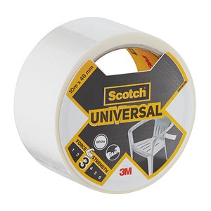 Scotch Universal Gewebeband weiß 48,0 mm x 10,0 m 1 Rolle