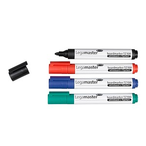 Legamaster TZ 100 Whiteboard-Marker farbsortiert 1,5 - 3,0 mm, 4 St.