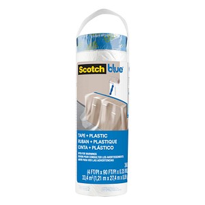 Scotch Blue™ Abdeckfolie Nachfüllrolle transparent 122,0 cm x 27,4 m 1 Rolle