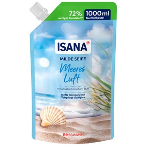 ISANA Meeresluft Flüssigseife Nachfüllpackung 1 l, 1 St.