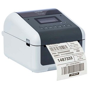 brother TD-4455DNWB Etikettendrucker grau, weiß