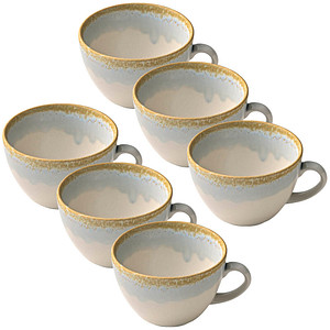 HEART & SOUL Kaffeetassen Perfect Match Breeze blau 0,34 l, 6 St.