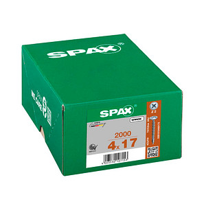 SPAX® Universalschrauben Z2 Rückwandkopf WIROX 17mm  x 4 mm, 2000 St.