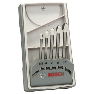 AKTION: BOSCH Fliesenbohrer CYL-9, Ø 5,5/6/7/8/10 mm, 1 St. mit Prämie nach Registrierung