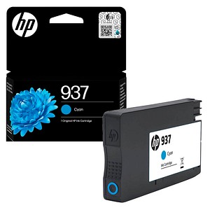 HP 937(4S6W2NE) cyan Druckerpatrone