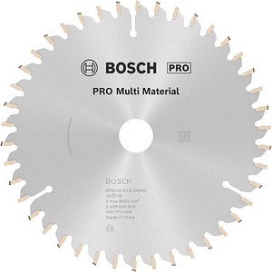 AKTION: BOSCH PRO Multi Material Kreissägeblatt 160,0 mm, 42 Zähne, 1 St. mit Prämie nach Registrierung