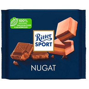 Ritter SPORT Nugat Schokolade 250,0 g, 1 St.