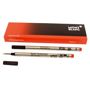 MONTBLANC Tintenrollermine rot 0,6 mm 2 St.