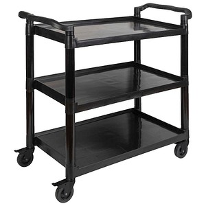 APS Servierwagen READY schwarz 50,0 x 108,0 x 96,0 cm