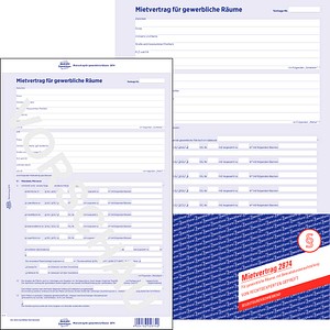 AVERY Zweckform Mietverträge für Gewerberäume, 5 St.