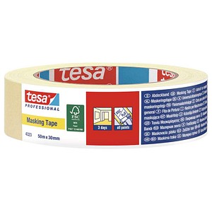 tesa Masking Tape Kreppband beige 30,0 mm x 50,0 m 1 Rolle