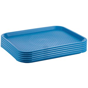 APS Tabletts blau rechteckig 35,0 x 27,0 cm, 1 St.
