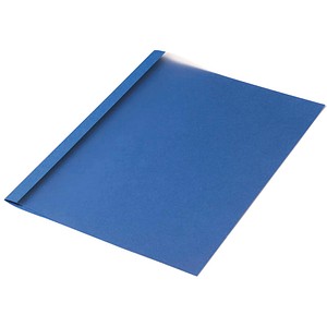LMG Thermo-Bindemappen blau Leinenkarton für 15 - 20 Blatt, 50 St.