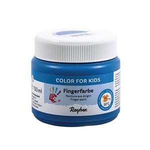 Rayher Fingerfarbe echtblau 150,0 ml, 1 St.
