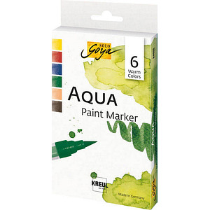 KREUL SOLO Goya Warm Color Aquarellmarker farbsortiert, 6 St.