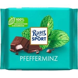 Ritter SPORT Pfefferminz Schokolade 100,0 g, 1 St.
