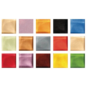 Rayher Mosaiksteine mehrfarbig Soft-Glas-Mosaik, 1 Pack