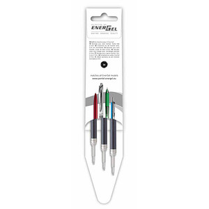 Pentel EnerGel Gelschreiberminen schwarz 0,35 mm 3 St.