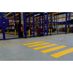 DURABLE Bodenmarkierungsband Zebrastreifen 200/05 gelb 200,0 x 1200,0 mm