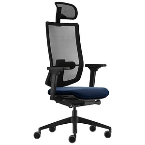 sedus Bürostuhl se:do pro light 2, AP-896/012 Stoff blau, Gestell schwarz