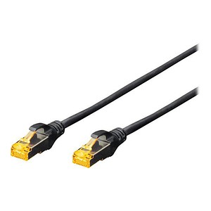 DIGITUS RJ-45 Netzwerkkabel 1,0 m schwarz, 1 St.