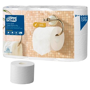 TORK Toilettenpapier T4 Premium Extra Soft 4-lagig 42 Rollen TORK Toilettenpapier T4 Premium Extra Soft 4-lagig 42 Rollen