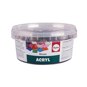 Rayher Mosaiksteine mehrfarbig Acryl, 1 Pack
