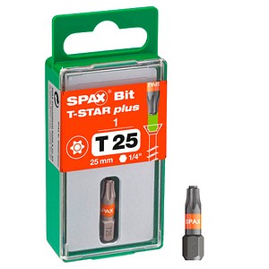 SPAX® Bit T25 T-STAR  Plus, 1 St.