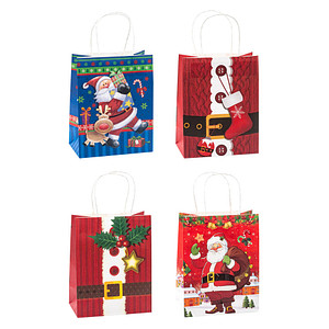 TSI Geschenktüten Weihnachten Serie 3 Motiv sortiert 18,0 x 23,0 cm, 12 St.