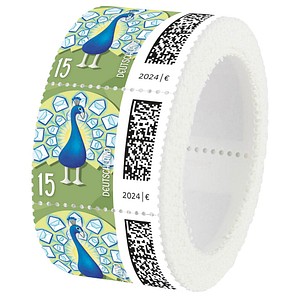 Deutsche Post 0,15 € Briefmarken "Briefpfau" nassklebend, 200 St.