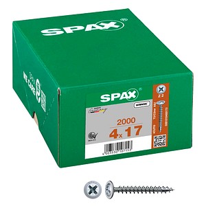 SPAX® Universalschrauben Z2 Rückwandkopf WIROX 0281010400172 4 mm x 17 mm, 2.000 St.