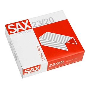 sax design Heftklammern 23/20, 1.000 St.