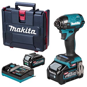 makita TD002GD201 Akku-Schlagschrauber-Set 40,0 V max., mit 2 Akkus
