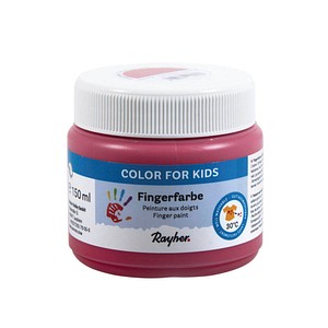 Rayher Fingerfarbe kardinalrot 150,0 ml, 1 St.