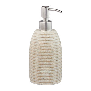 relaxdays Seifenspender 10031053_778 beige Polyresin 300,0 ml