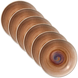 HEART & SOUL Teller Perfect Match Oyster braun Ø 28,0 cm, 6 St.