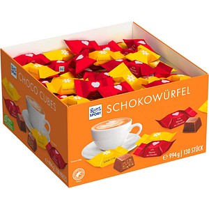 Ritter SPORT Würfel Mix Schokolade 130 St./994,0 g, 130 St.