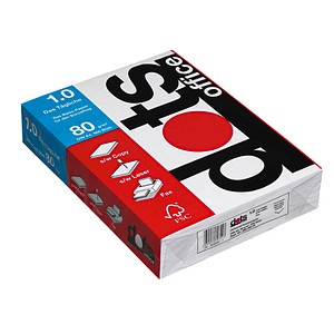 dots Kopierpapier office 1.0 DIN A4 80 g/qm 500 Blatt dots Kopierpapier office 1.0 DIN A4 80 g/qm 500 Blatt
