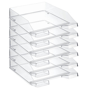 Printus Briefablagen transparent DIN A4, 6 St.
