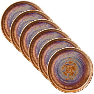 HEART & SOUL Teller Perfect Match Oyster braun Ø 21,0 cm, 6 St.