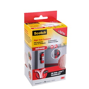 Scotch Klettband Extreme Fastener weiß, 1 Rolle